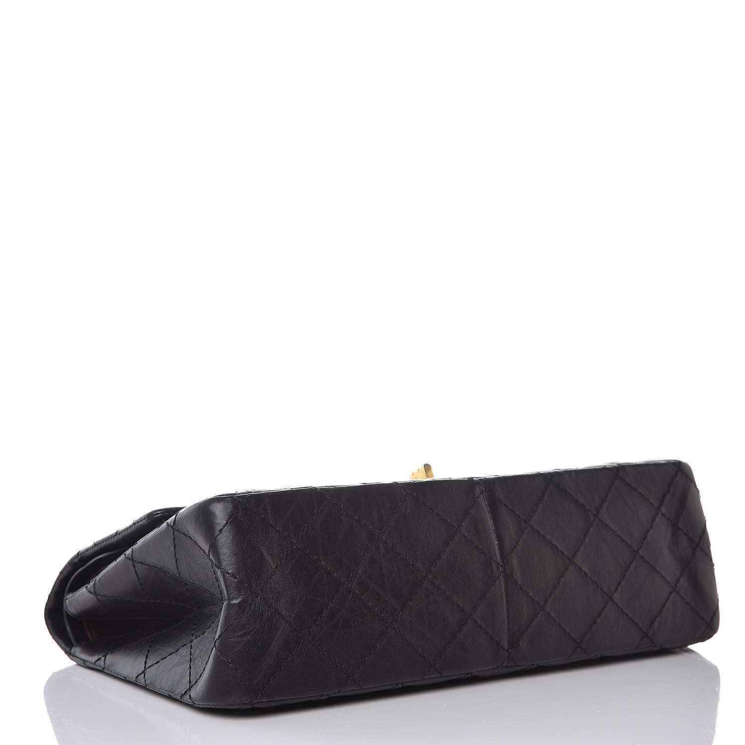 Chanel Aged Calfskin Quilted 2.55 Reissue 226 Flap Black 4 of 7