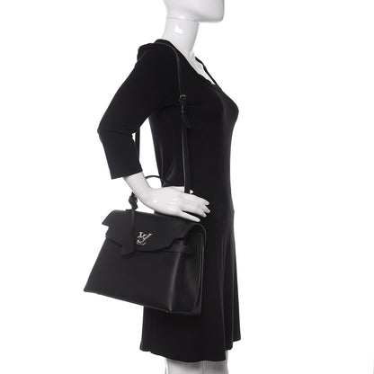 Louis Vuitton Soft Calfskin Lockme Ever Black 2 of 12