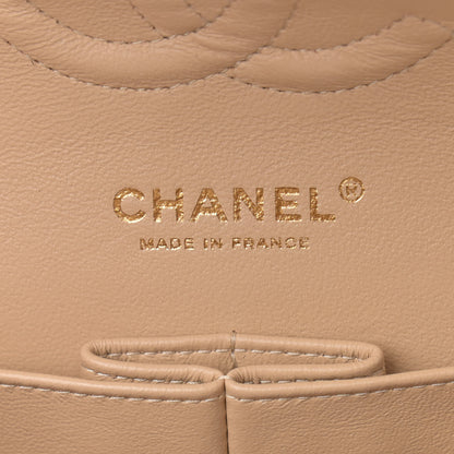 Chanel Caviar Quilted Medium Double Flap Beige 5 of 11