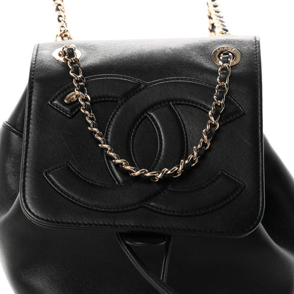 Chanel Lambskin CC Mania Backpack Black 8 of 10