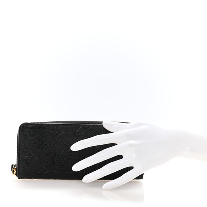 Louis Vuitton Empreinte Clemence Wallet Black 2 of 6