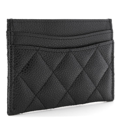 Chanel Caviar Quilted Card Holder Black 3 of 8
