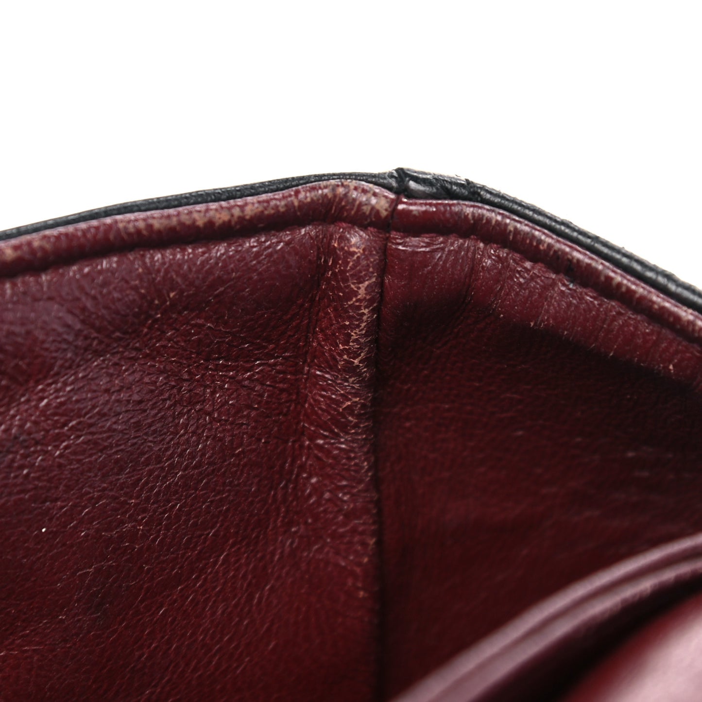Lambskin Quilted Medium Single Flap Black
