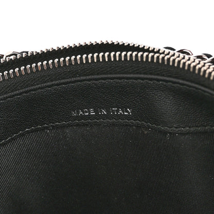 Chanel Lambskin Quilted CC Box Clutch With Chain Black 8 of 11