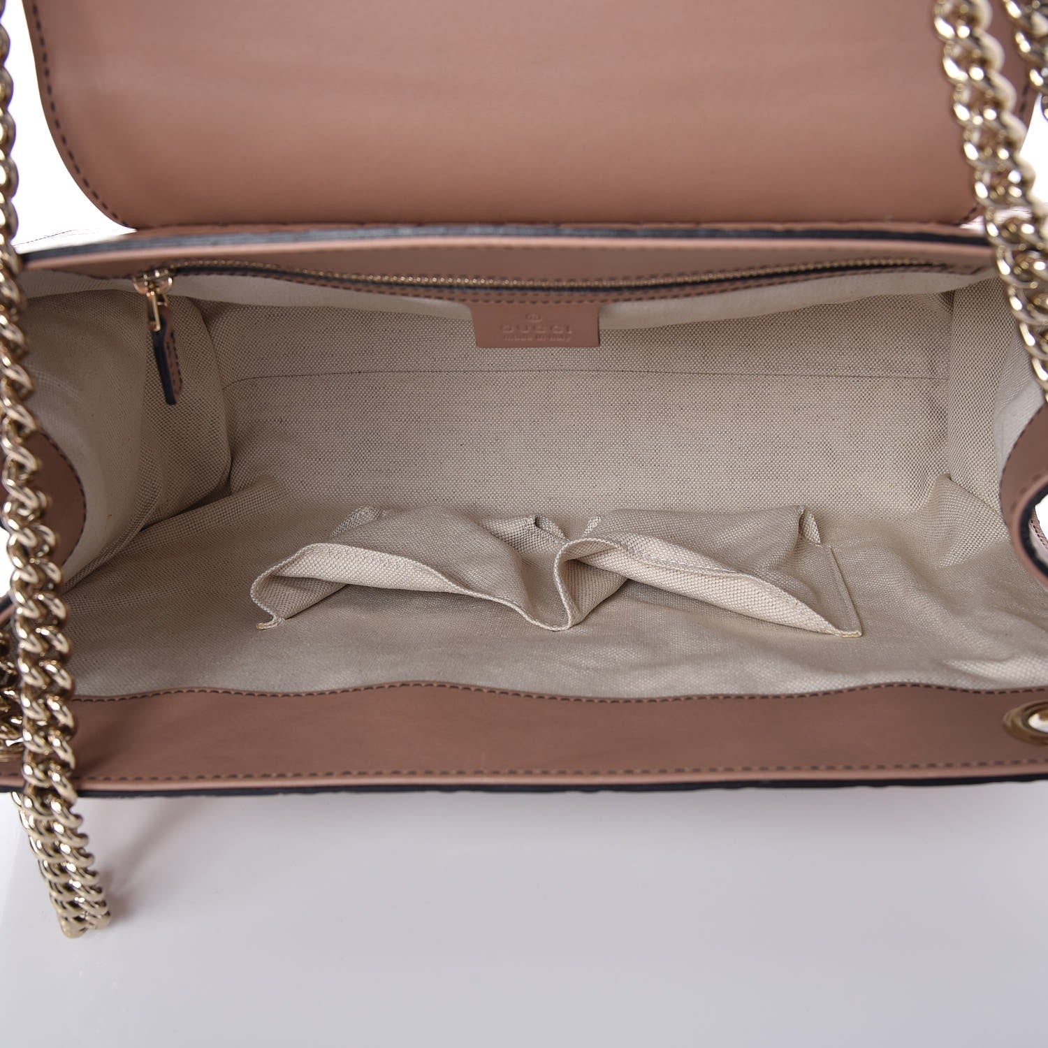 Gucci Guccissima Large Emily Chain Shoulder Bag Camelia 5 of 7