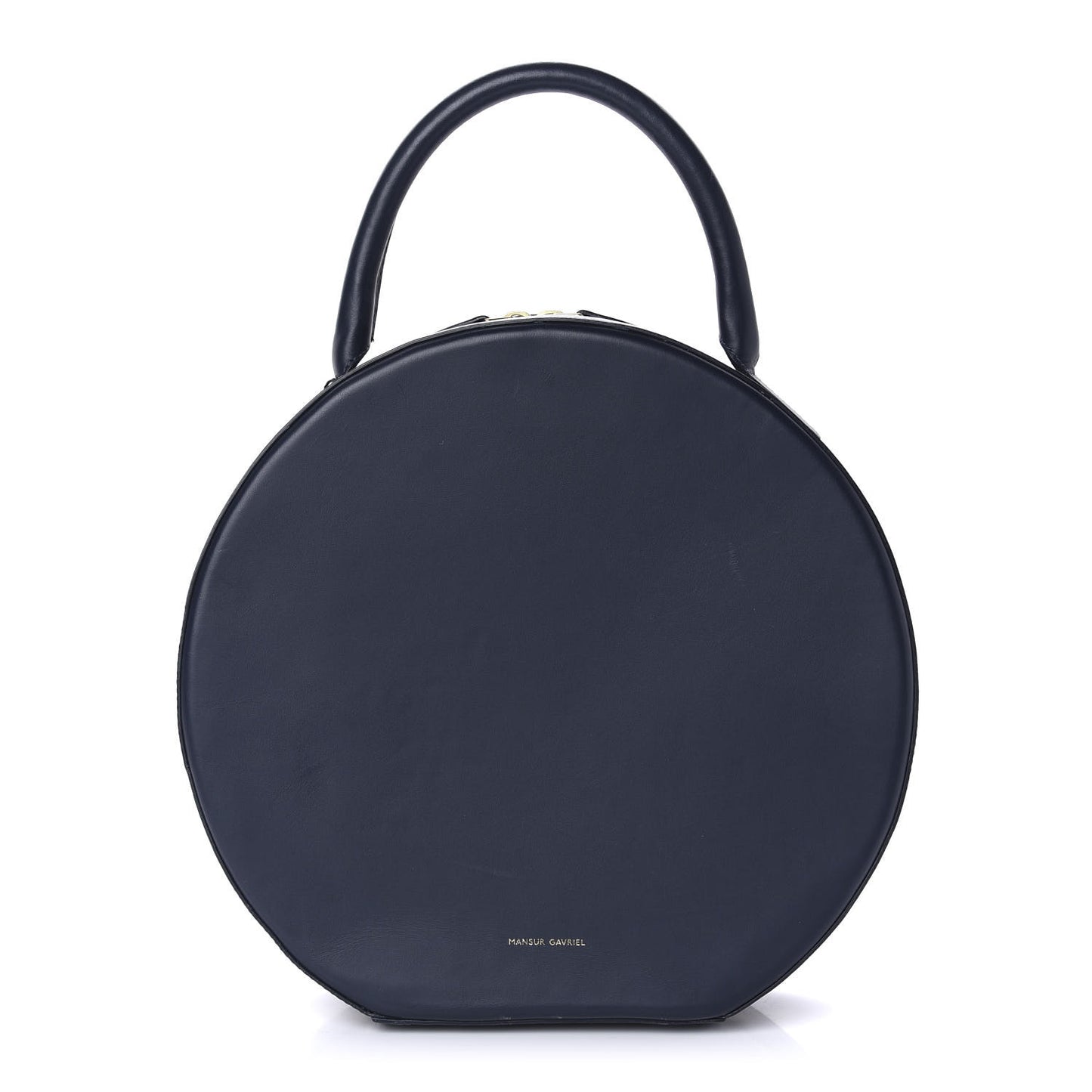 Calfskin Circle Bag Navy