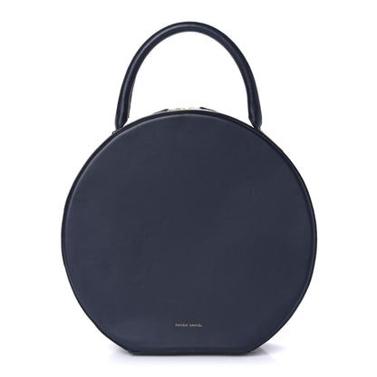 Mansur Gavriel Calfskin Circle Bag Navy 1 of 9