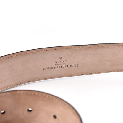Gucci Grained Calfskin Double G 40mm Belt 85 34 Black 6 of 6