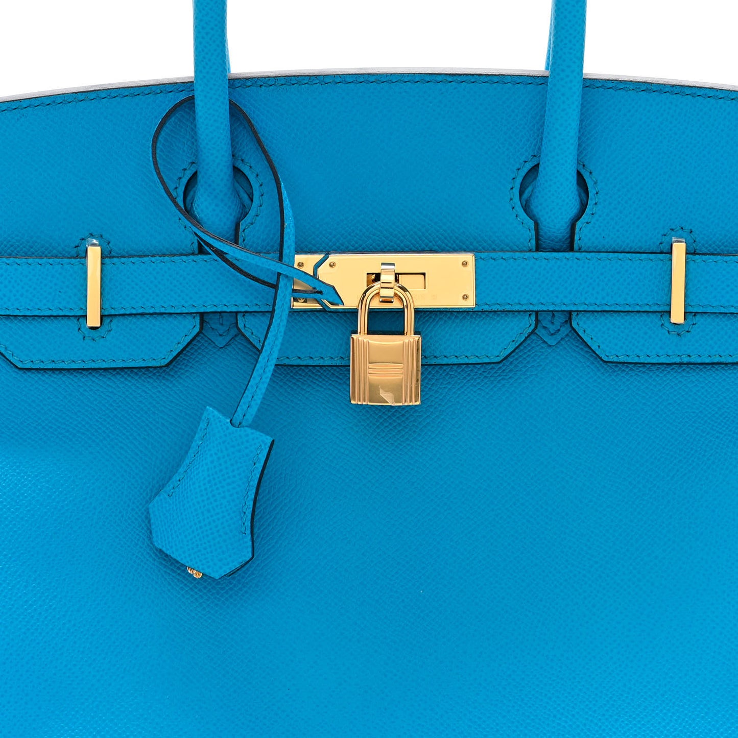 Epsom Birkin 30 Bleu Frida