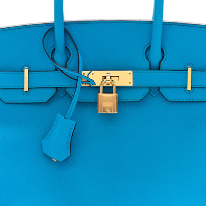 Hermes Epsom Birkin 30 Bleu Frida 8 of 13