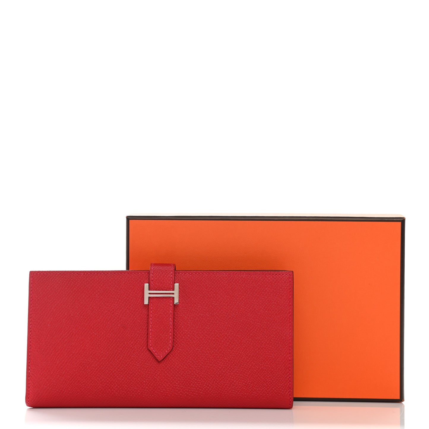 Epsom Bearn Gusset Wallet Rouge Casaque