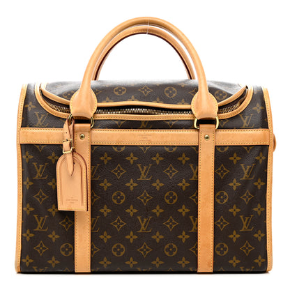 Louis Vuitton Monogram Sac Chien 40 Pet Carrier 1 of 14