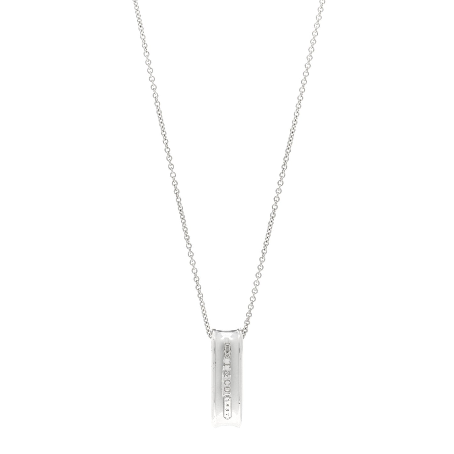 Sterling Silver 1837 Oval Loop Pendant Necklace