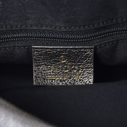 Gucci Monogram Small Abbey Boston Metallic Brown 6 of 19