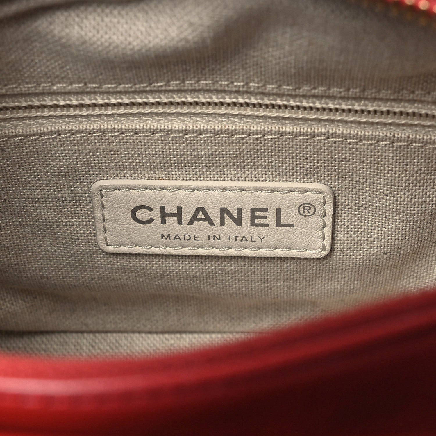 Chanel Tweed Calfskin Small Gabrielle Hobo Red 6 of 10