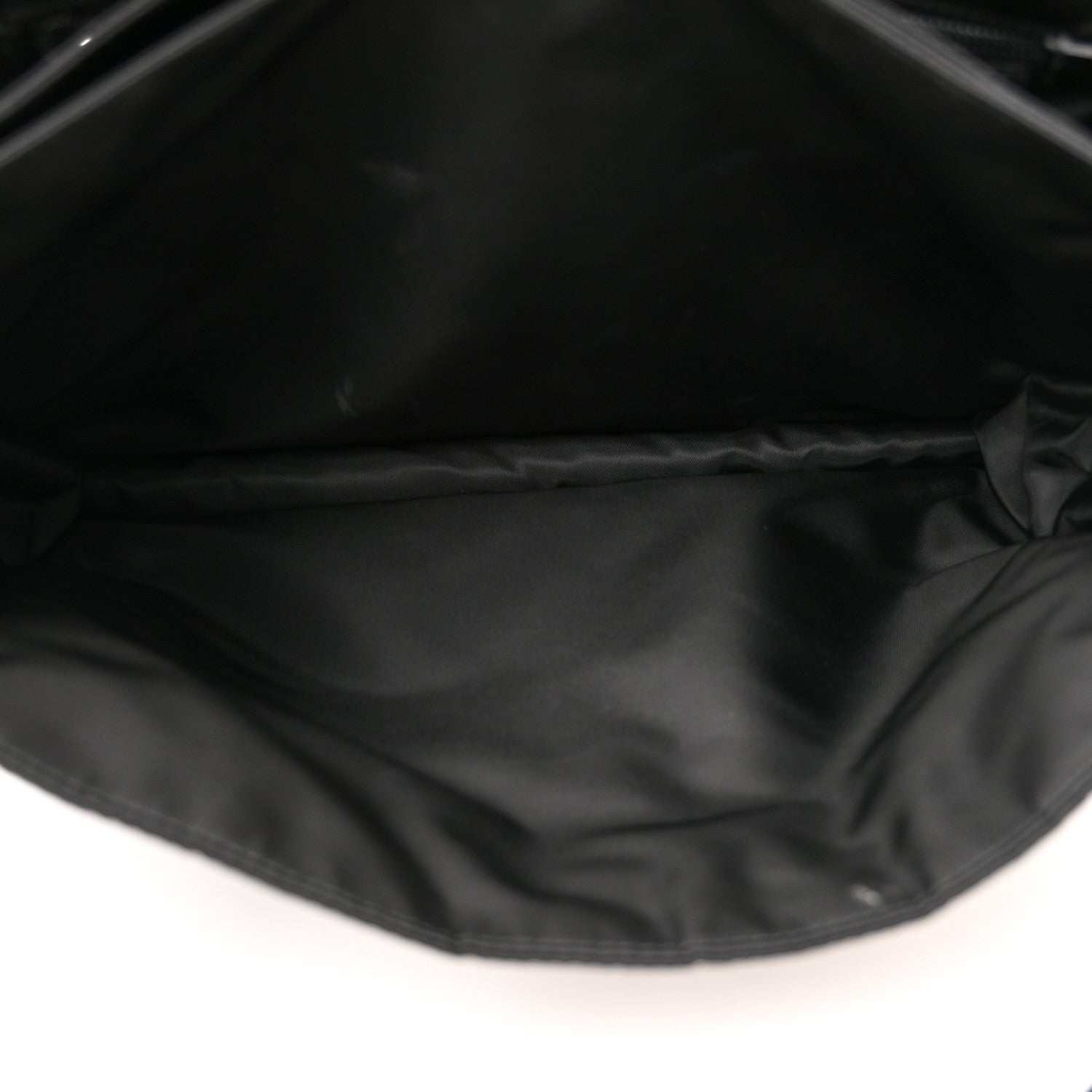 Prada Re-Nylon Vitello Padded Large Flap Shoulder Bag Black 7 of 13