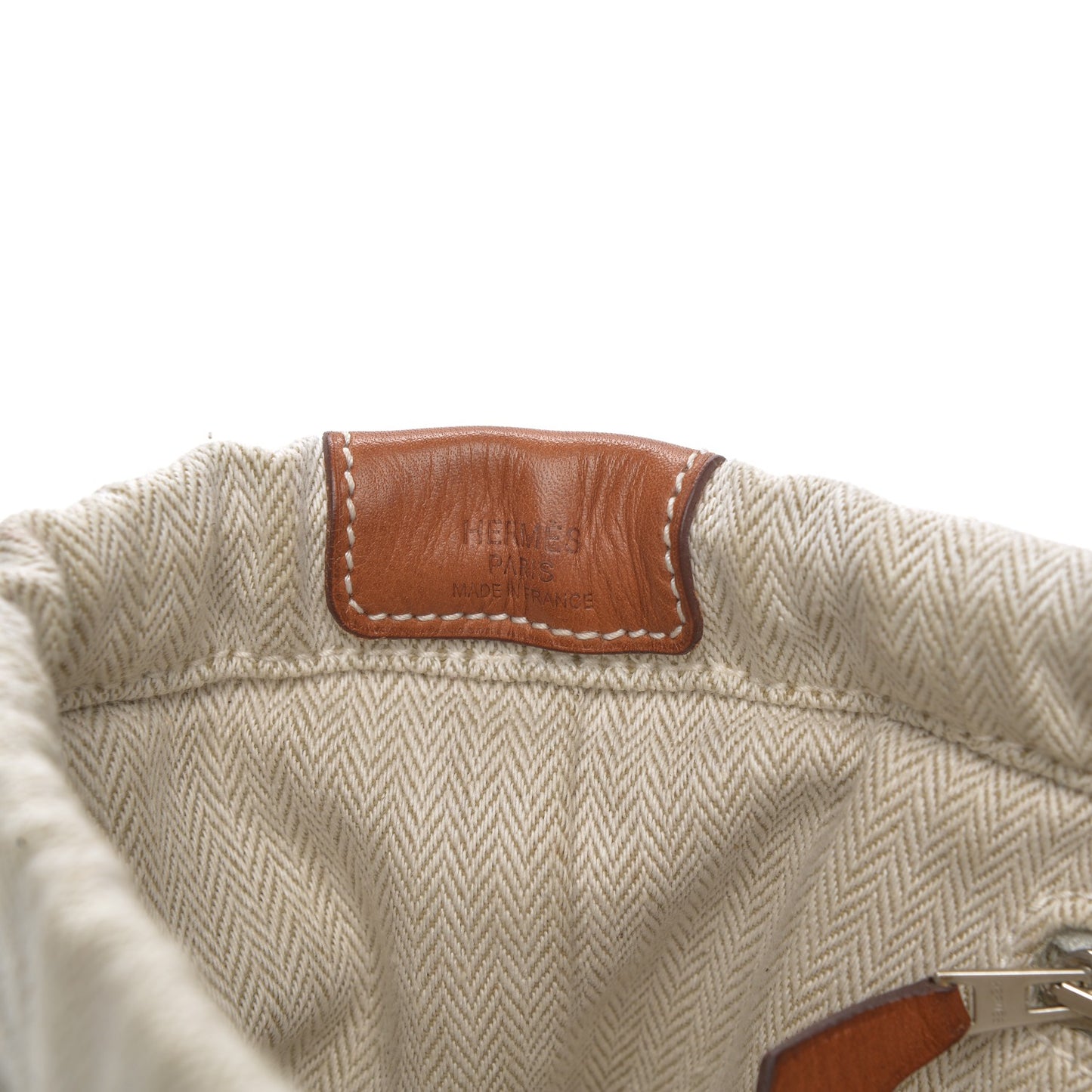 Canvas Barenia Fourbi 25 MM Pouch Naturel Fauve