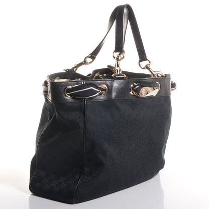 Gucci Monogram Large Positano Tote Black 3 of 10