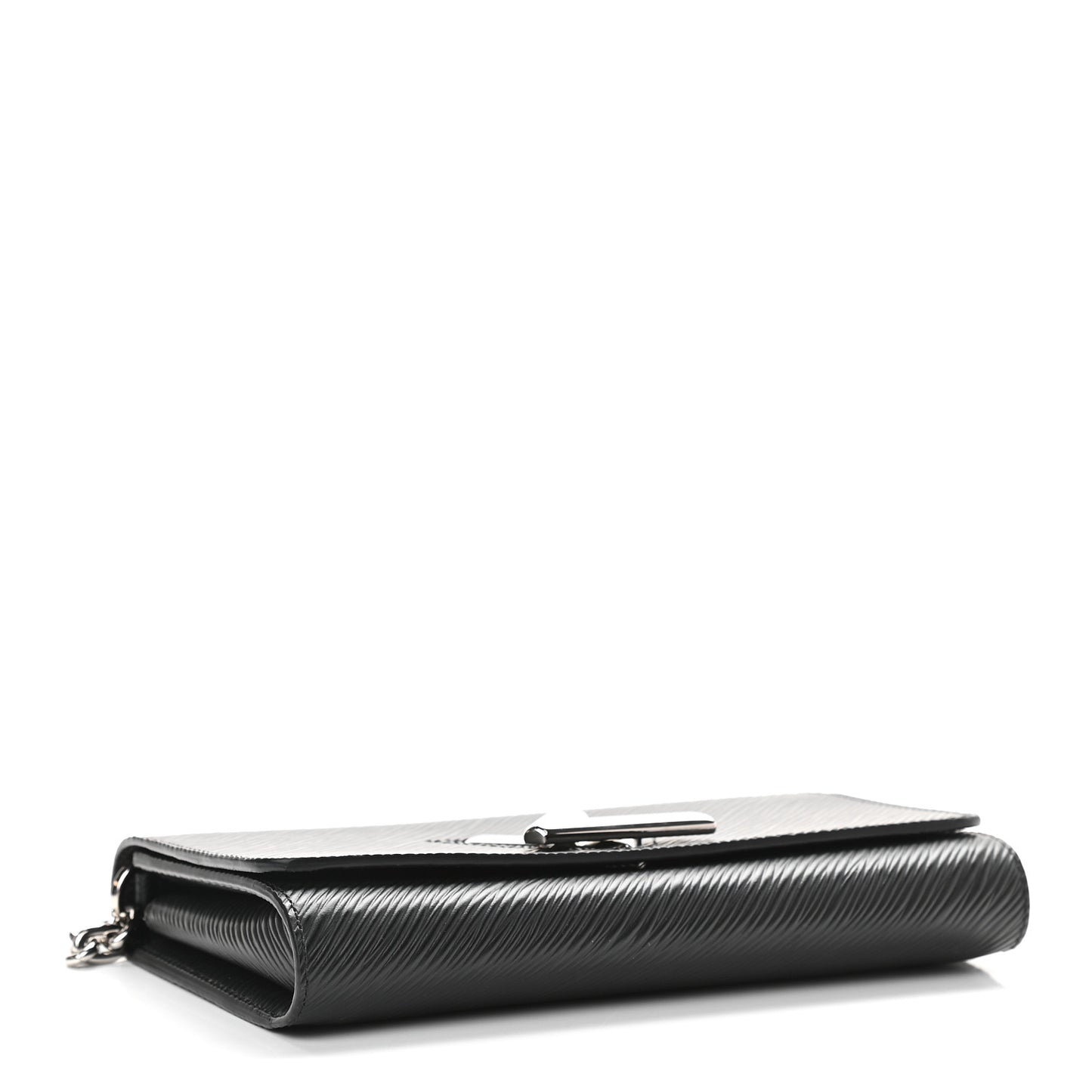 Epi Twist Chain Wallet Black