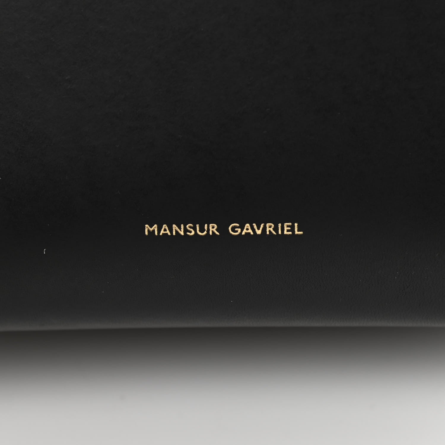 Mansur Gavriel Vegetable Tanned Calfskin Mini Bucket Bag Black Flamma 6 of 12