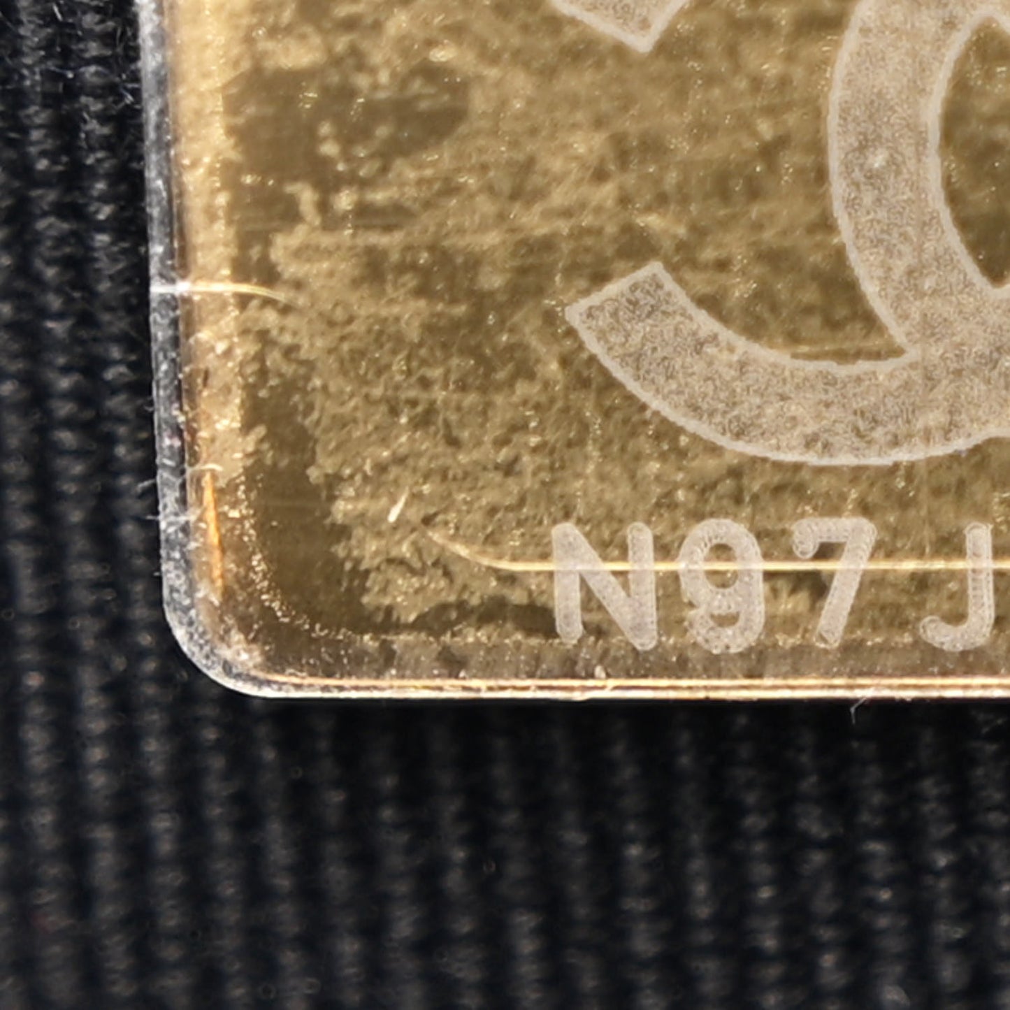 Lambskin Quilted Small CC Links Flap Black