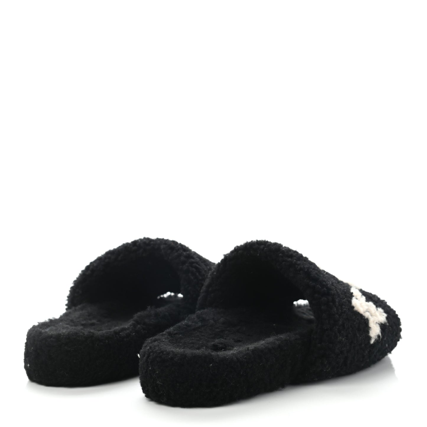 Shearling Paseo Flat Comfort Mule 41 Black