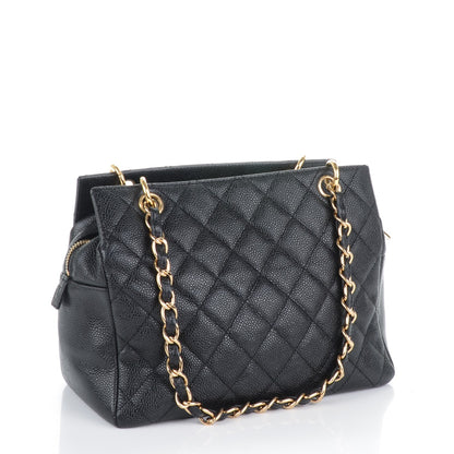 Chanel Caviar Quilted Petit Timeless Tote PTT Black 3 of 7