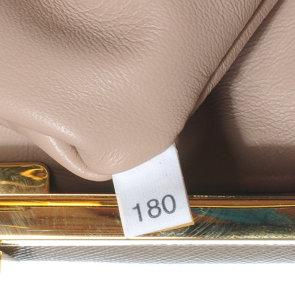 Saffiano Lux Top Handle Bag Visone