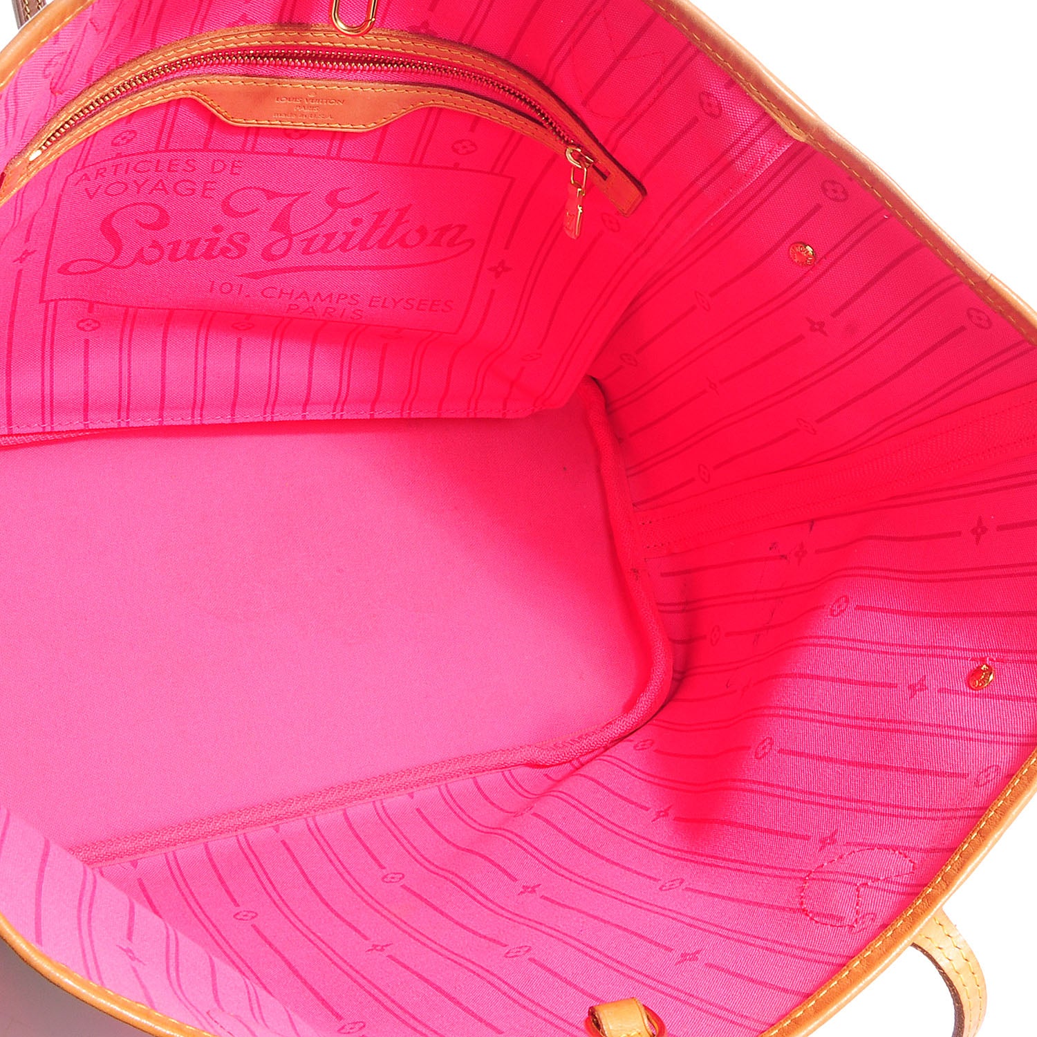 Louis Vuitton Monogram Roses Neverfull MM 5 of 7