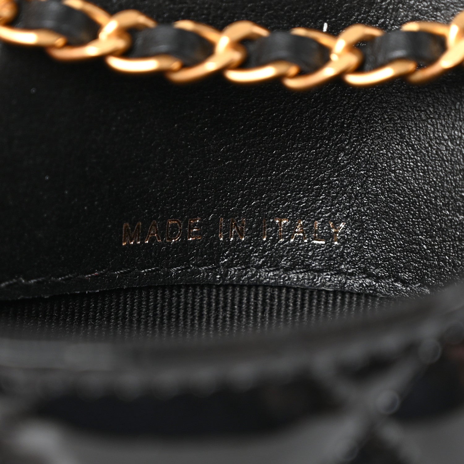 Chanel Patent Enamel Quilted Mini Chain Flap Black 8 of 9