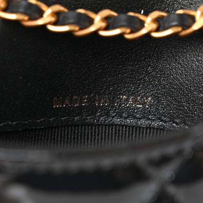 Chanel Patent Enamel Quilted Mini Chain Flap Black 8 of 9