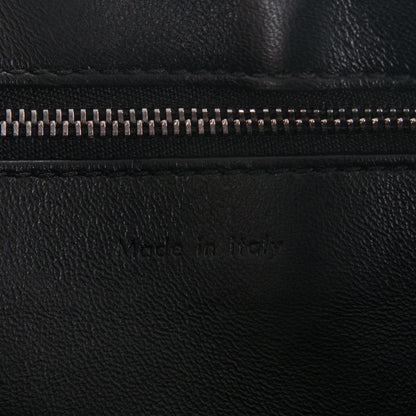 Celine Python Smooth Calfskin Medium Edge Shoulder Bag Black 6 of 6