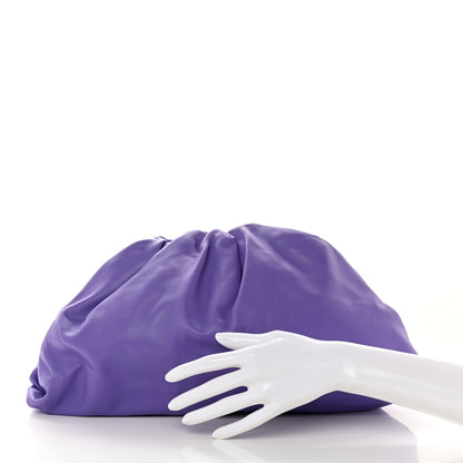 Bottega Veneta Smooth Butter Calf The Pouch Oversized Clutch Purple 2 of 7