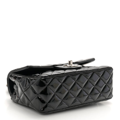 Chanel Patent Calfskin Quilted Mini Rectangular Flap Black 4 of 11