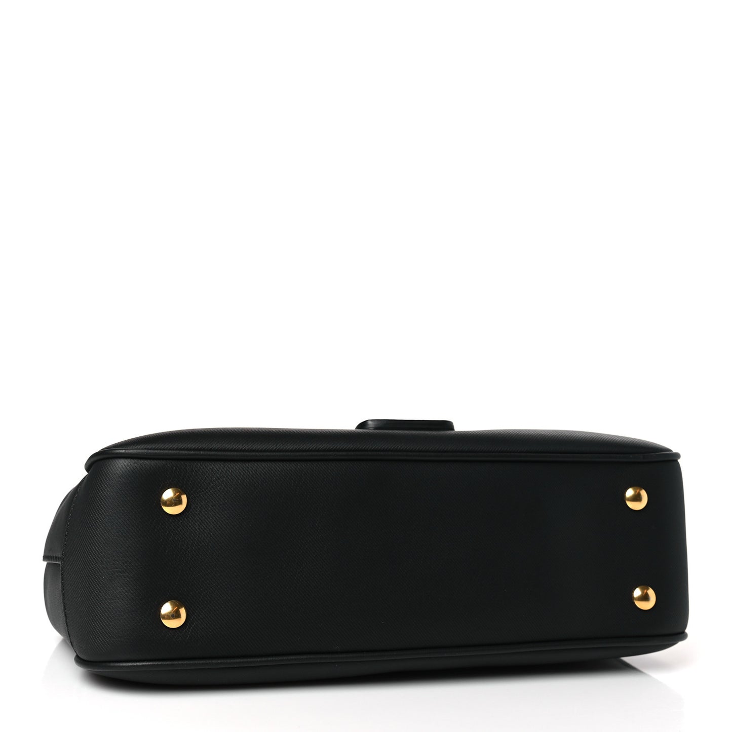 Trench Calfskin Medium DK88 Top Handle Bag Black