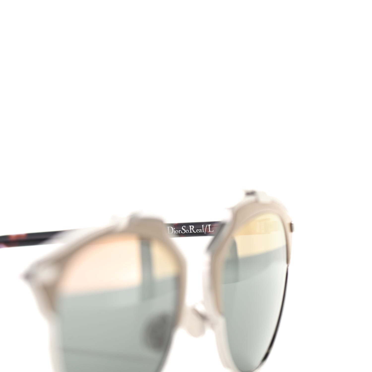 Christian Dior Metal Lambskin So Real Sunglasses Beige 6 of 7