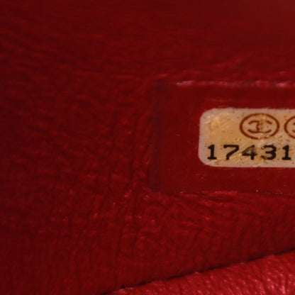 Chanel Lambskin Quilted Jumbo Double Flap Red 7 of 11