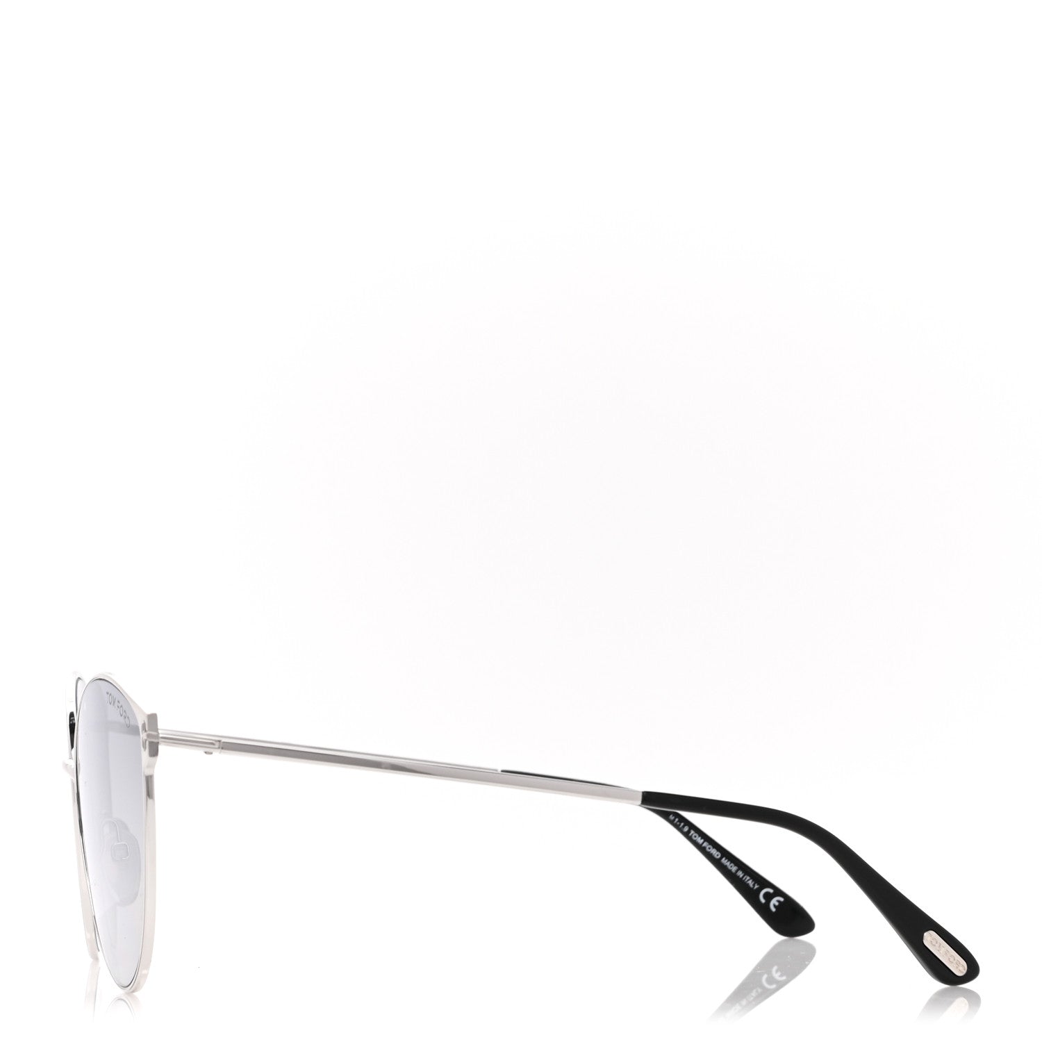 Tom Ford Metal Cat Eye Zeila Sunglasses TF654 Silver 3 of 8