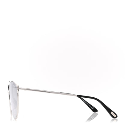 Tom Ford Metal Cat Eye Zeila Sunglasses TF654 Silver 3 of 8