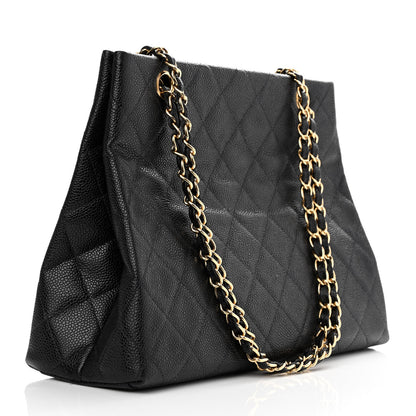 Chanel Caviar Quilted Shoulder Bag Black 3 of 12