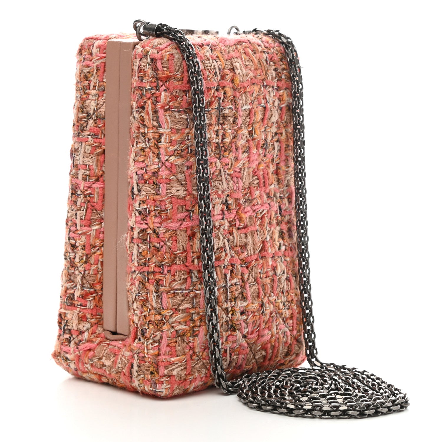 Chanel Tweed Kisslock Crossbody Multicolor 3 of 10