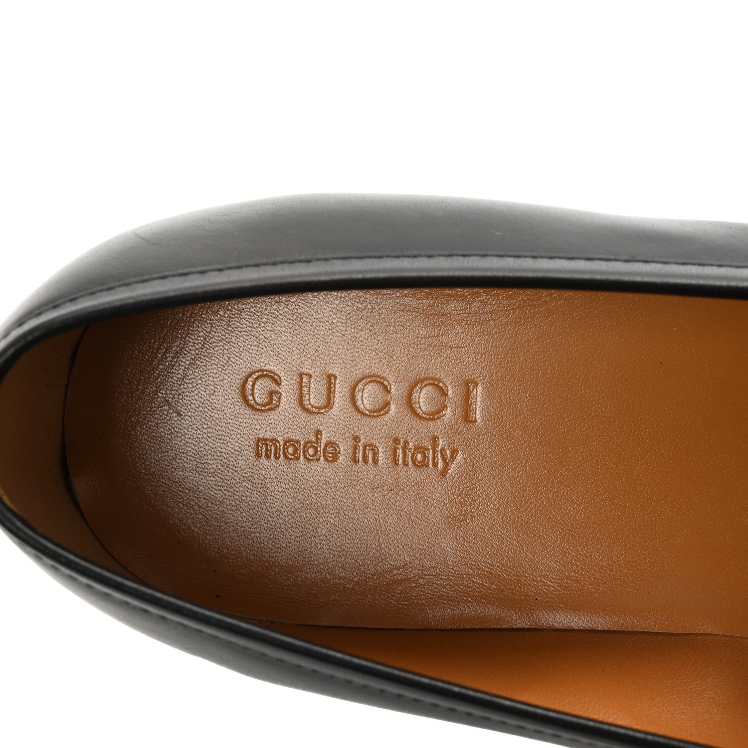 Gucci Betis Glamour Horsebit Mens Jordaan Loafers 10 Black 8 of 10