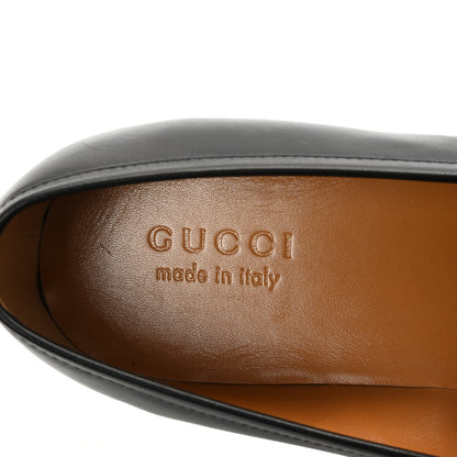 Gucci Betis Glamour Horsebit Mens Jordaan Loafers 10 Black 8 of 10