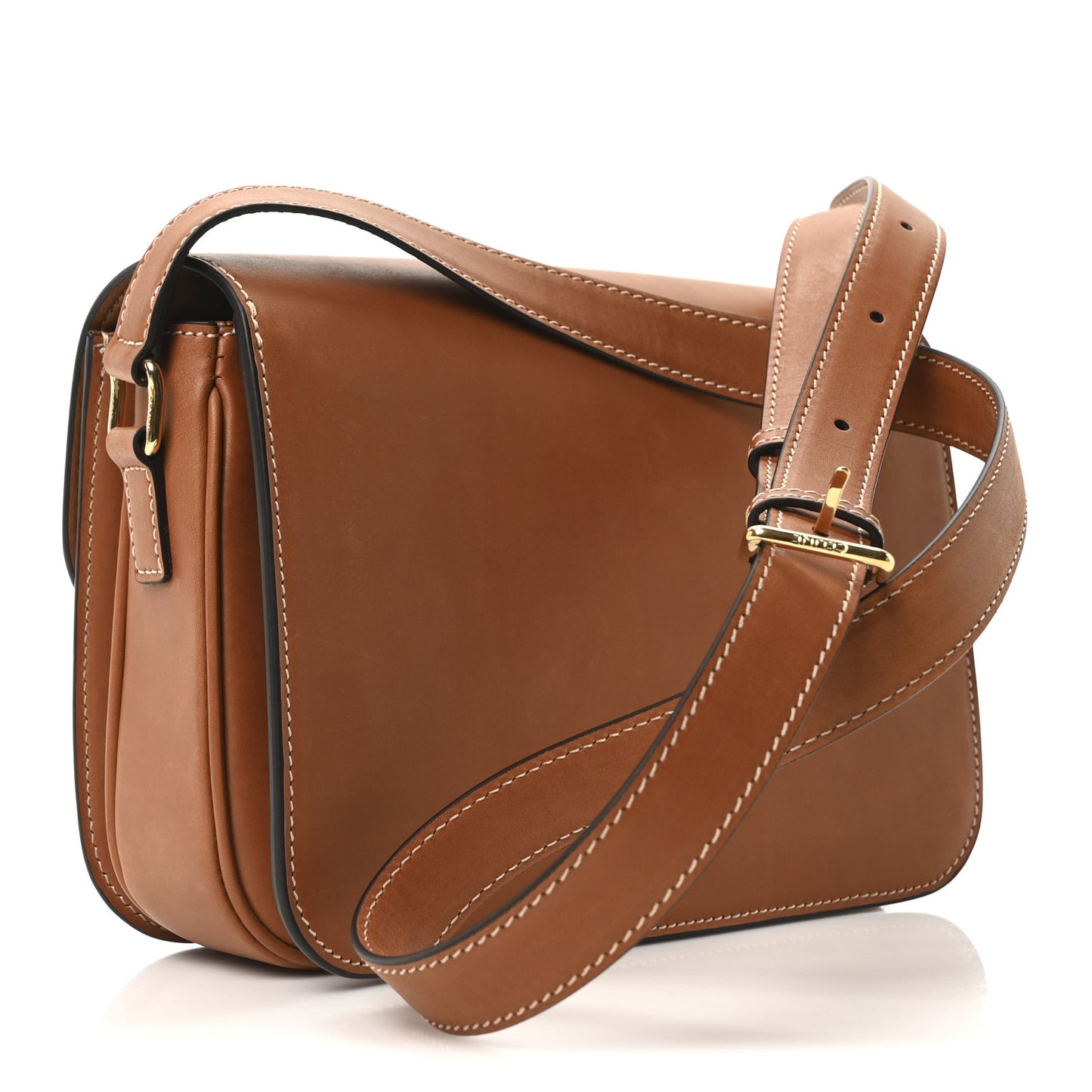 Natural Calfskin Medium Triomphe Tan