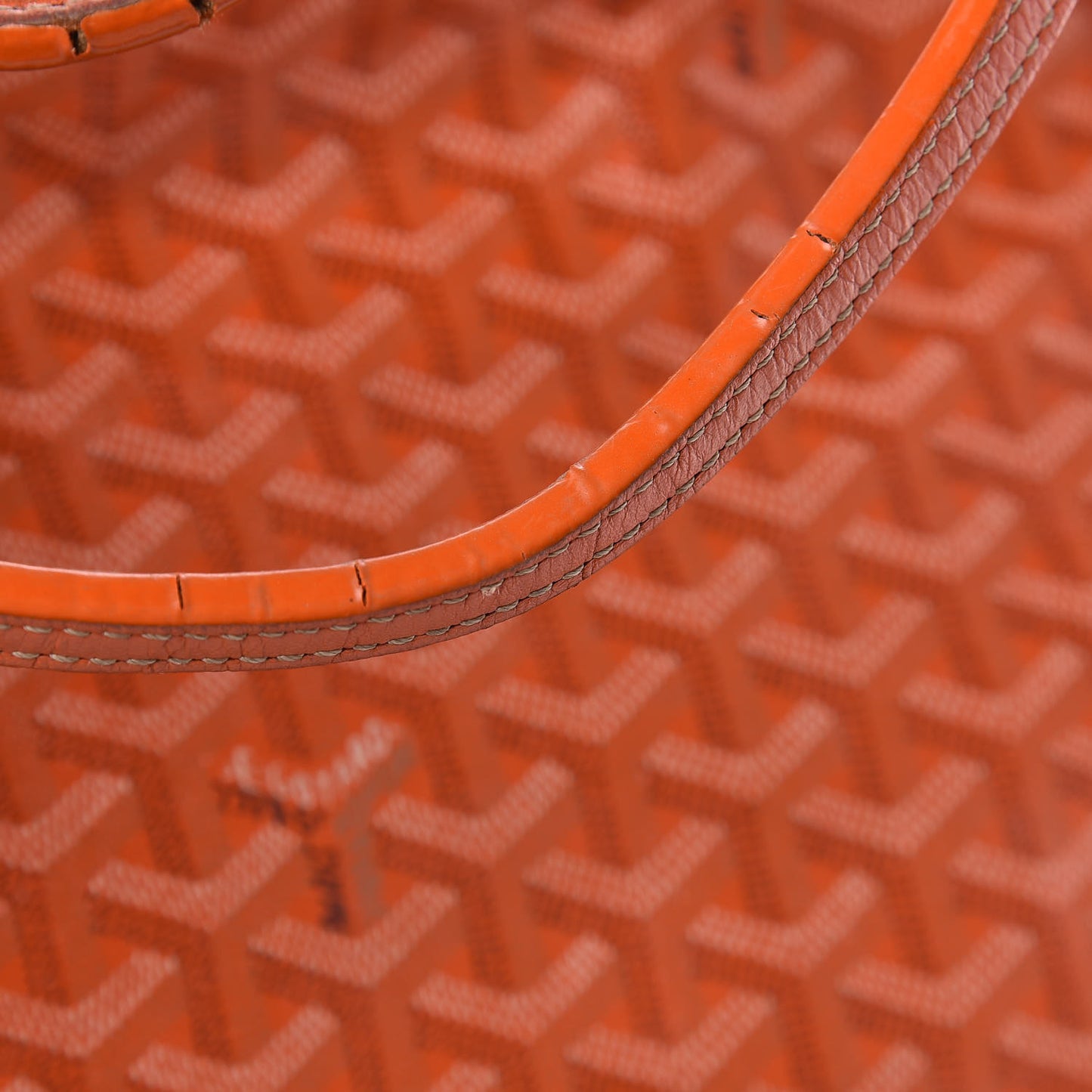 Goyardine Sac Hardy Pet Carrier PM Orange