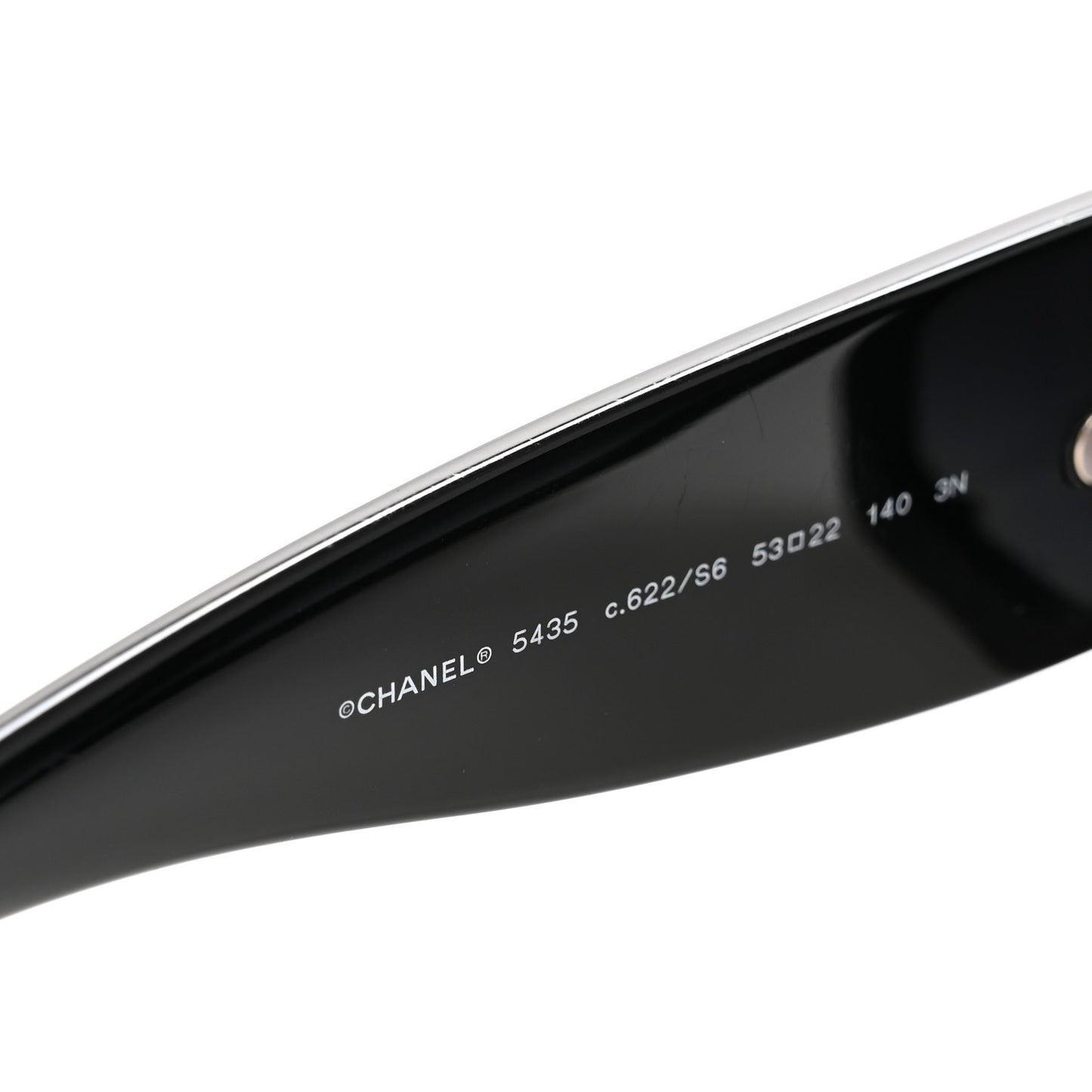 Acetate Rectangle Sunglasses 5435 Black