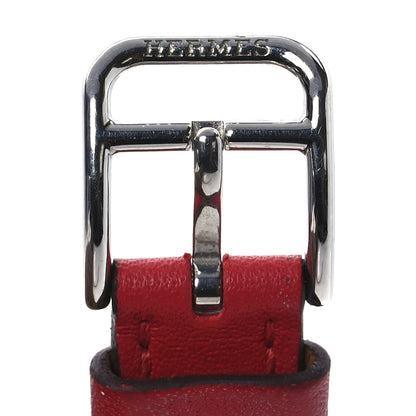 Hermes Swift 41mm Apple Watch Attelage Double Tour Band Rouge De Coeur 10 of 12