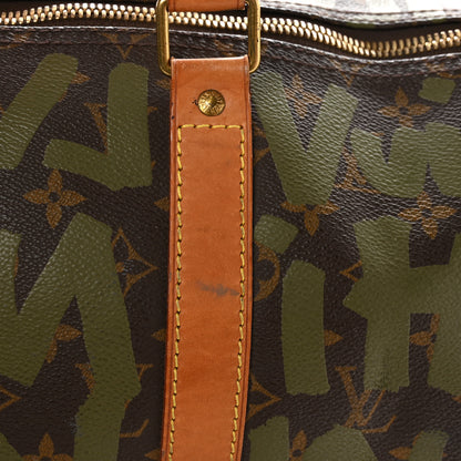Louis Vuitton Graffiti Keepall 50 Kaki 12 of 13