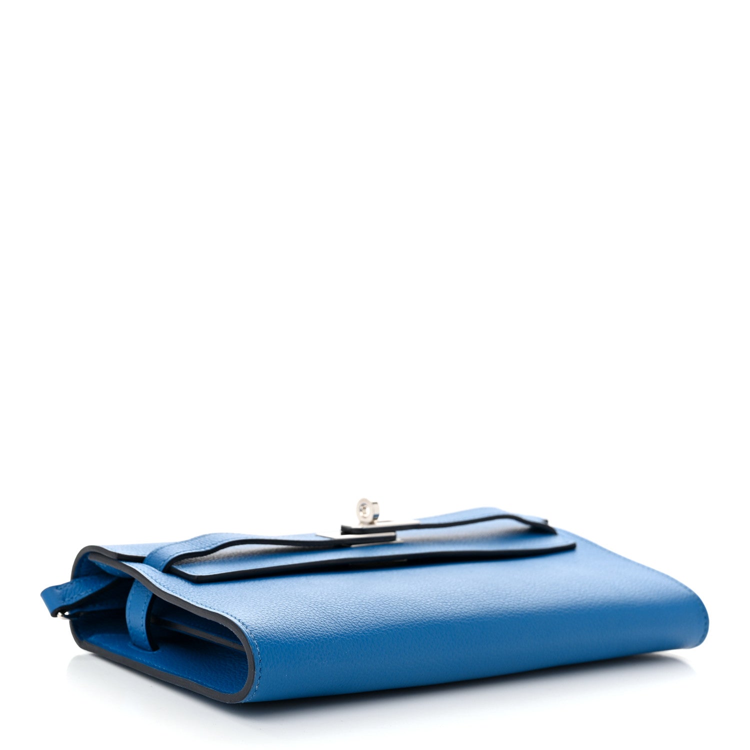 Hermes Evercolor Kelly To Go Wallet Bleu France 3 of 10