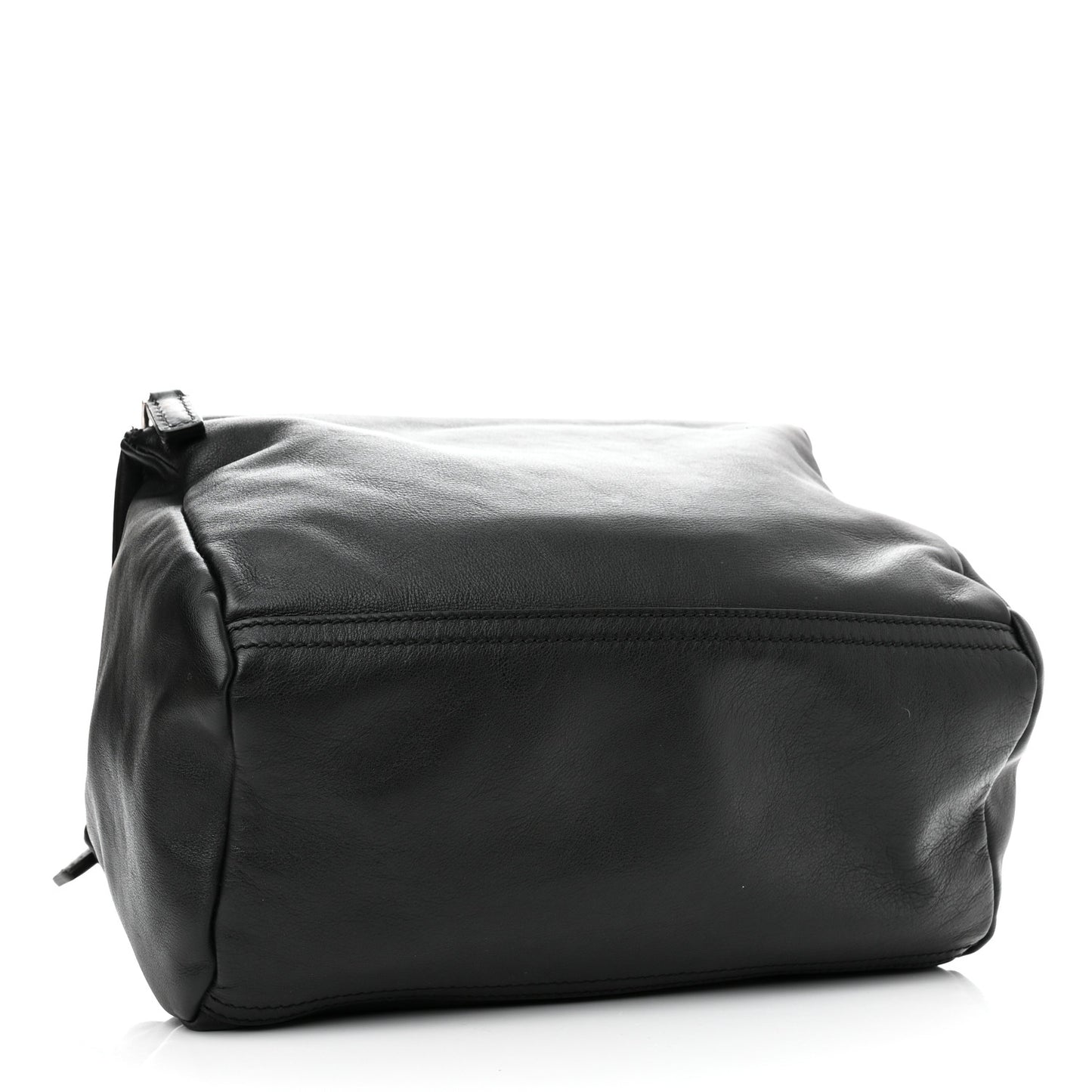 Sugar Goatskin Velvet Logo Small Pandora Black